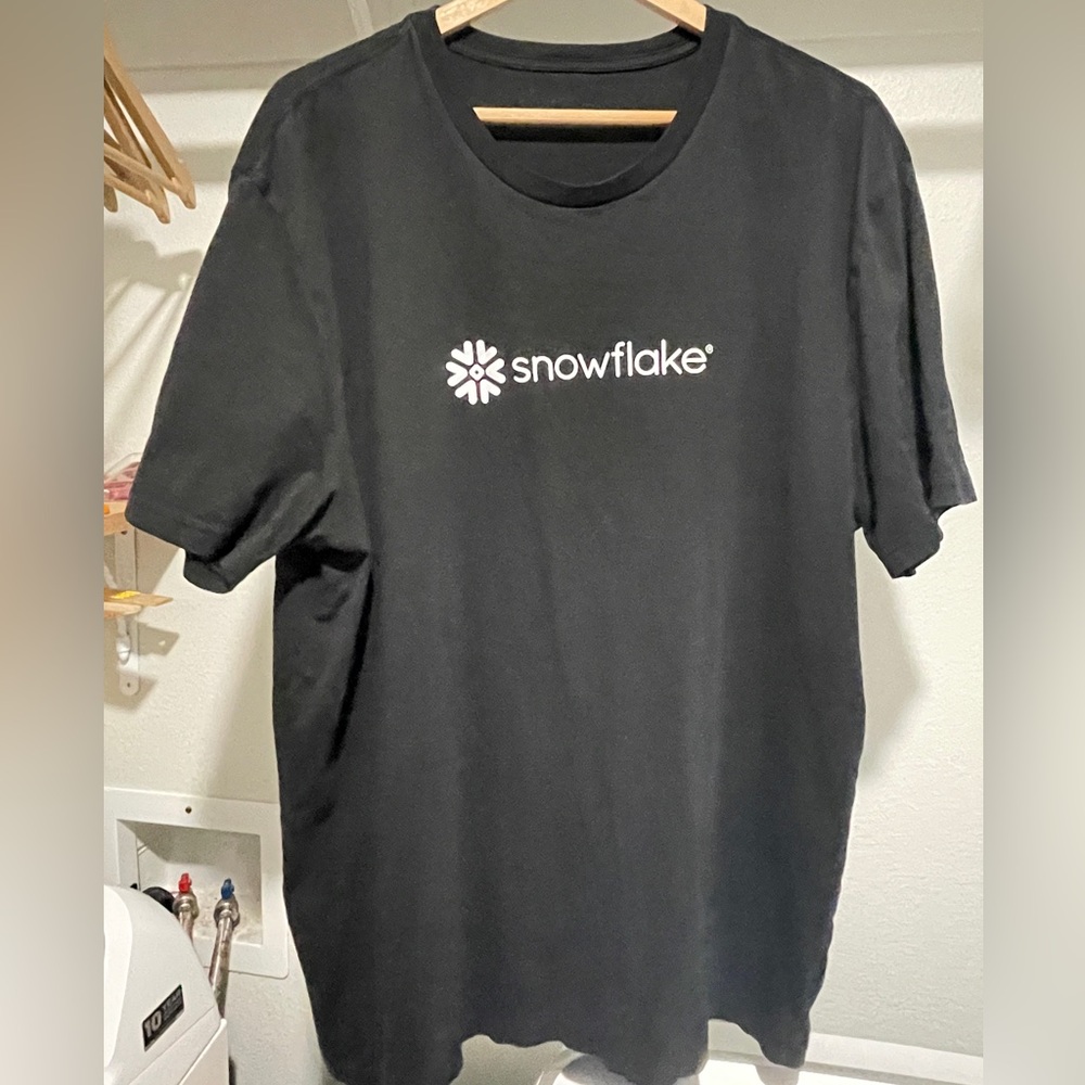 PacSun Black Tee with White Logo